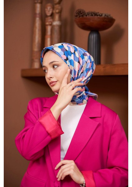 Colorday Puan Soft Eşarp Lacivert Mavi 1161-09 modelleri
