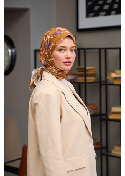 Harmony Collection Soft Eşarp Koyu Gold 1177-05