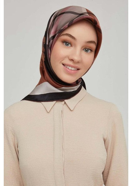 Nostalji Serisi Sura Ipek Eşarp 8620-02