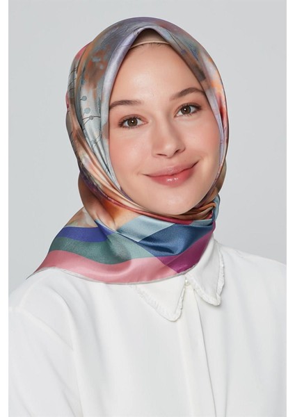 Nostalji Serisi Sura İpek Eşarp 8354-06