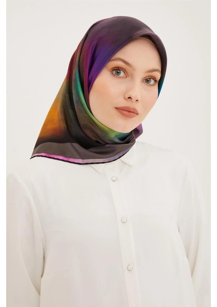 Nostalji Serisi Sura Ipek Eşarp 8927-04