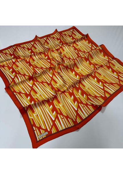 Nostalji Serisi Sura Ipek Eşarp 8911-40