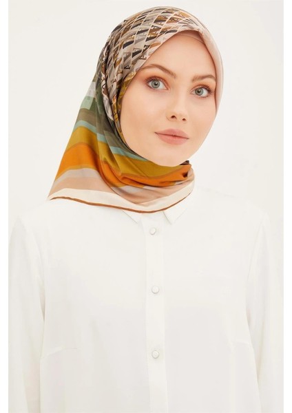 Armine Nostalji Serisi Sura İpek Eşarp 8934-07