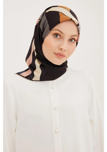 Nostalji Serisi Sura Ipek Eşarp 8923-06