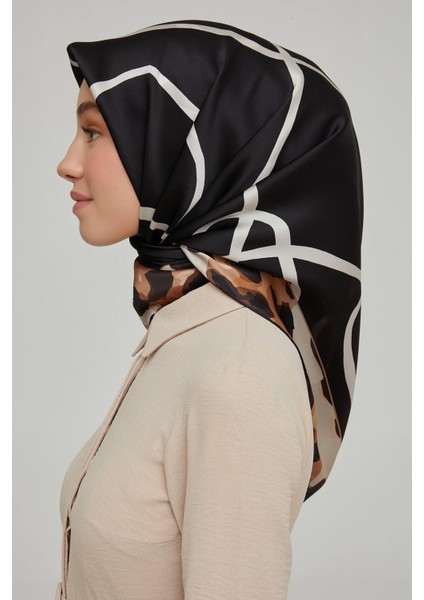 Ipekyolu Eşarp Armine Nostalji Serisi Sura Leopar Desen Ipek Eşarp fırsatları