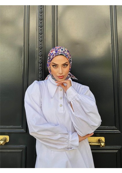 Relax Ebruli Soft Eşarp Krem 1147-10