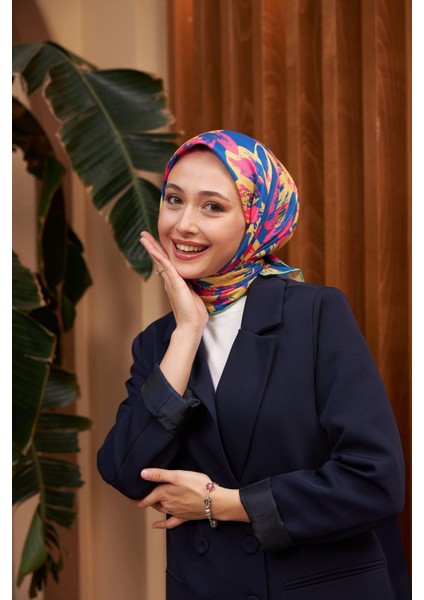 Nature Iris Soft Eşarp Mavi Pembe 1160-08 fiyatları