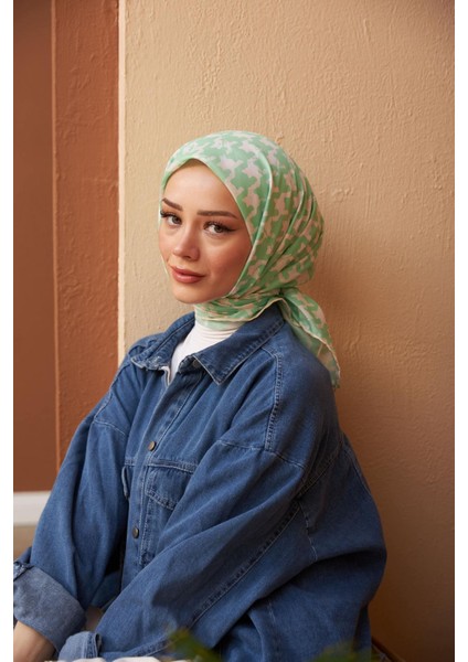 Aura Kazayağı Soft Eşarp Açık Yeşil 1155-15 modelleri