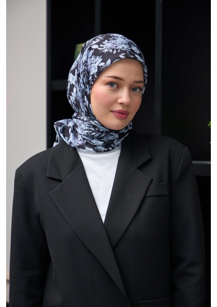 Harmony Collection Soft Eşarp Siyah Gri 1177-13 fiyatları