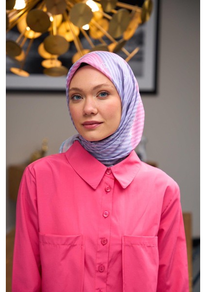 Harmony Collection Soft Eşarp Pembe Lila 1176-01