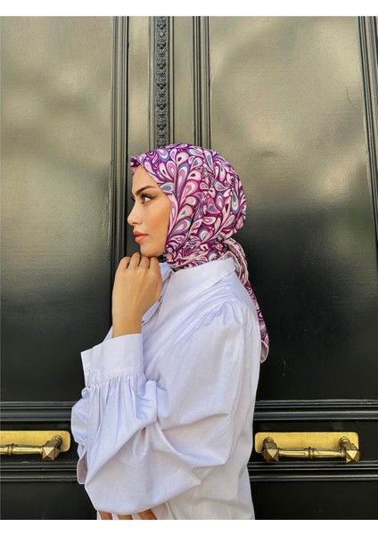 Relax Ebruli Soft Eşarp Koyu Pembe 1147-07 fiyatları