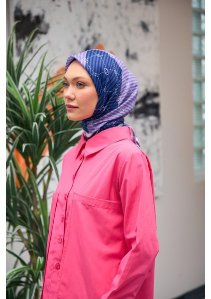 Harmony Collection Soft Eşarp Lacivert Lila 1176-02 modelleri