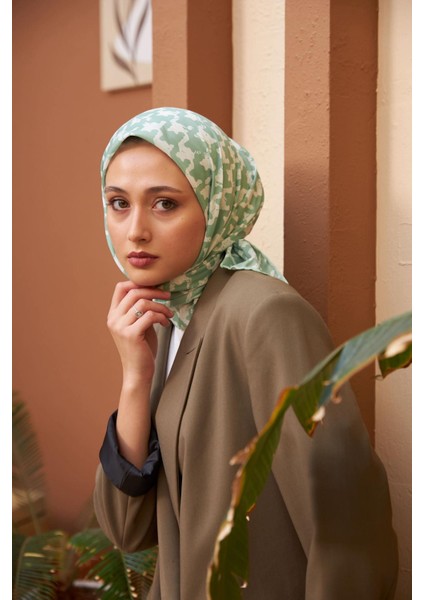 Aura Kazayağı Soft Eşarp Su Yeşili 1155-14