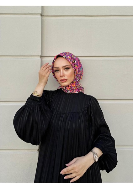Relax Ebruli Soft Eşarp Kiraz Pembe 1147-16
