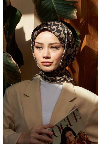 Aura Kazayağı Soft Eşarp Vizon 1155-17