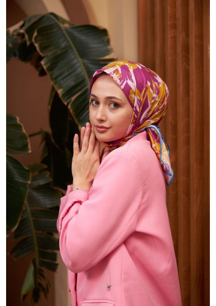 Nature Iris Soft Eşarp Turuncu Pembe 1160-13 modelleri