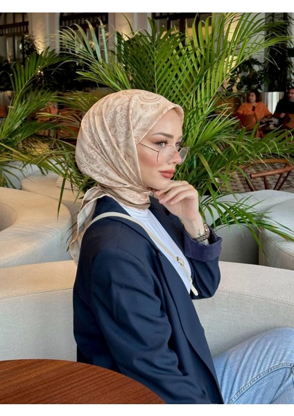 Etnik Serisi Krem Pamuk Eşarp 1116-14 fiyatları