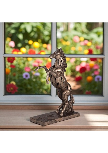 Veronese Biblolar-Wise Atlar-Wıse At Biblo IŞIKLI-20X9,5X28*5 CM-JWU78111A1
