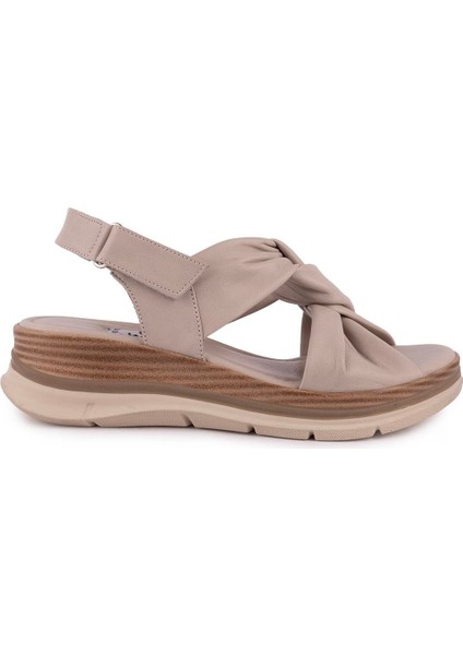 Hakiki Deri Günlük Rahat Düğüm Tasarım Sandalet Taş D-1111 fırsatları