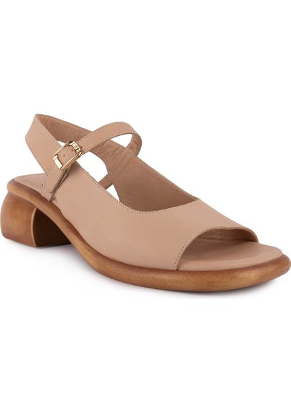 Hakiki Deri Günlük Rahat Sandalet Nut 1331 modelleri