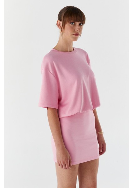 Beli Lastikli Elbise Pembe fiyatları