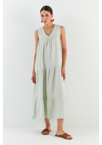 Müslin Elbise A.yesıl fiyatları