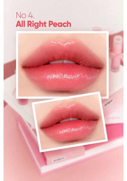 Doğal Tonlarda, Uzun Süre Kalıcı, Işıltılı Tint PERIPERA Water Bare Tint (04 All Right Peach) fiyatları