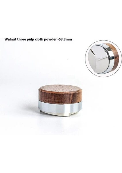 53.3mm Kahve Tamper Kahve Dağıtıcı Alet Ceviz Kapak Espresso Düzleştirici Portafilter Espresso'ya Uygun (Yurt Dışından) indirimleri