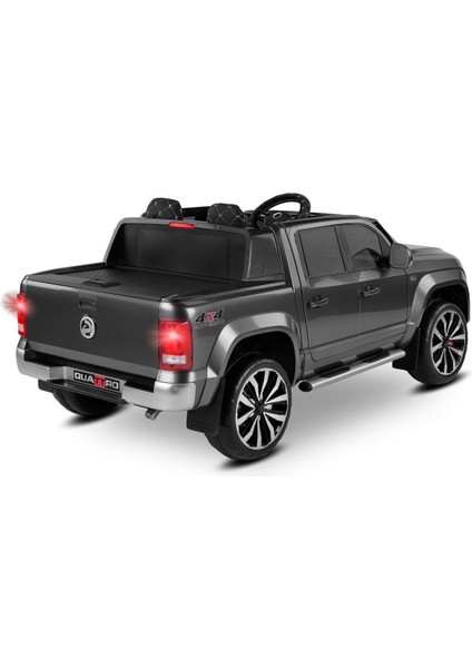 441 Quattro 4x4 24V Uzaktan Kumandalı Akülü Araba Metalik Füme Boyalı Füme modelleri