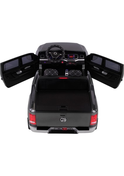 441 Quattro 4x4 24V Uzaktan Kumandalı Akülü Araba Metalik Füme Boyalı Füme fırsatları