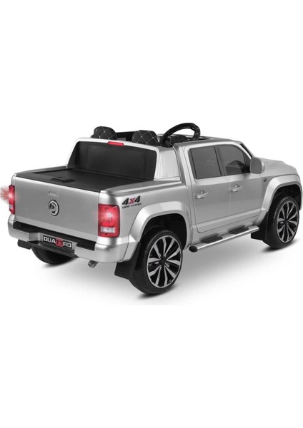 441 Quattro 4x4 24V Uzaktan Kumandalı Akülü Araba Metalik Gri Boyalı Gri modelleri