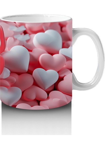 Kalplerin Arasında Uçan Şeffaf Kanatlı Kelebek – Baskılı Kahve Kupası fırsatları