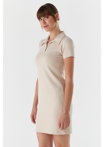 Polo Yaka Elbise Tas