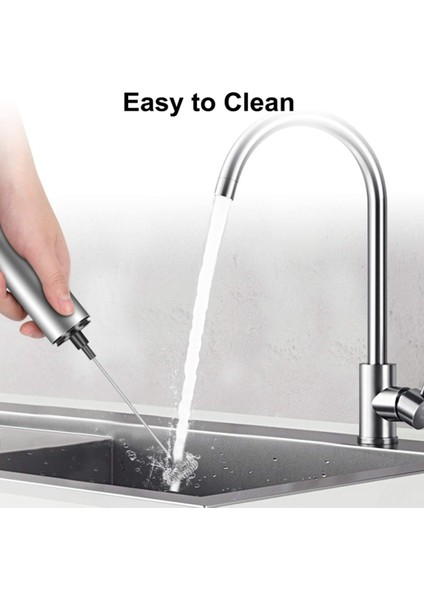 Süt Köpürtücü El Kahve Köpürtücü Elektrikli Çırpma Teli, Sıcak Çikolata Için USB Şarj Edilebilir Köpük Makinesi Fıskiye Yumurta Çırpıcı (Yurt Dışından) indirimleri