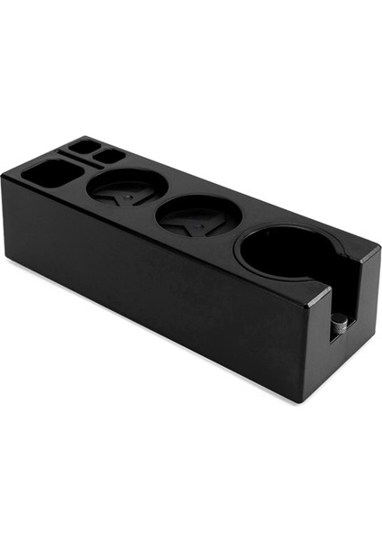 51-58MM Abs Kahve Filtresi Tamper Tutucu Kahve Kapı Tokmağı Espresso Tamper Mat Standı Kafe Aletleri Kahve Aksesuarları Siyah (Yurt Dışından)