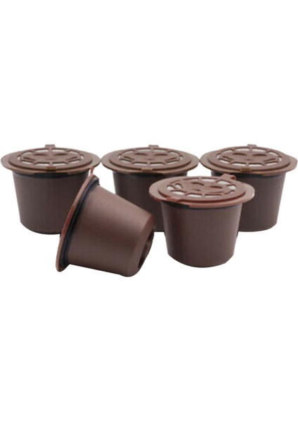 Nespresso Makineleri Için 5 / Adet Paslanmaz Çelik Filtre Yeniden Kullanılabilir Kahve Kapsülleri (B) (Yurt Dışından)
