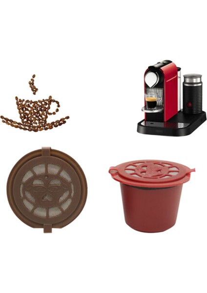 Nespresso Makineleri Için 5 / Adet Paslanmaz Çelik Filtre Yeniden Kullanılabilir Kahve Kapsülleri (B) (Yurt Dışından) modelleri