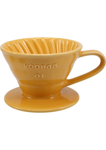 Koonan Seramik El Demleme Kahve Filtresi Kupası Konik Filtre Kahve Damlatıcısı Kiti Ev Kahve Aletleri Pour Over Kahve Standı E (Yurt Dışından) modelleri