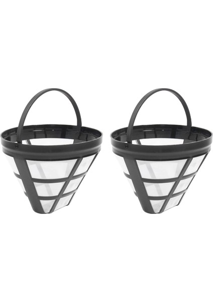 2pack No.4 Cuisinart Ninja Filtreleri Için Yeniden Kullanılabilir Kahve Makinesi Sepet Filtresi, En Uygun 8-12 Fincan Sepeti Damla Kahve Makinesi (Yurt Dışından)