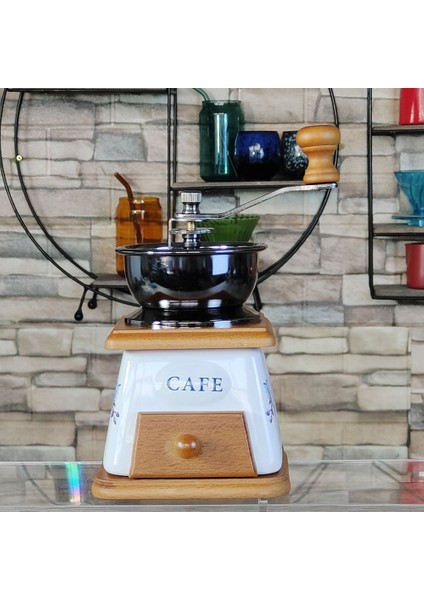 Manuel Kahve Değirmeni Yeni Seramik El Değirmeni Küçük Kahve Tozu Değirmeni Ev Değirmeni Seramik Taşlama Çekirdek (Yurt Dışından) modelleri