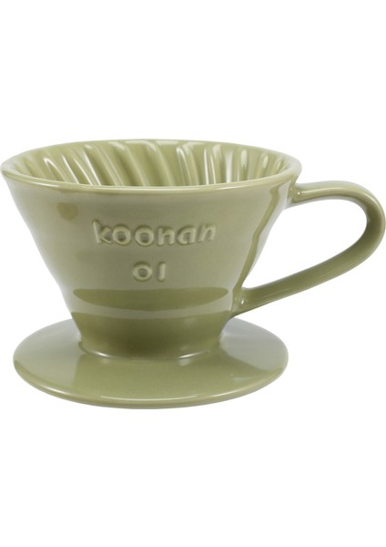 Koonan Seramik El Demleme Kahve Filtresi Kupası Konik Filtre Kahve Damlatıcısı Kiti Ev Kahve Aletleri Pour Over Kahve Standı B (Yurt Dışından) fiyatları