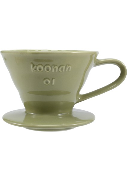 Koonan Seramik El Demleme Kahve Filtresi Kupası Konik Filtre Kahve Damlatıcısı Kiti Ev Kahve Aletleri Pour Over Kahve Standı B (Yurt Dışından) modelleri