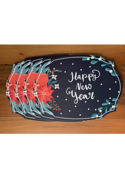 Yılbaşı Temalı Amerikan Servisi - Happy New Year modelleri