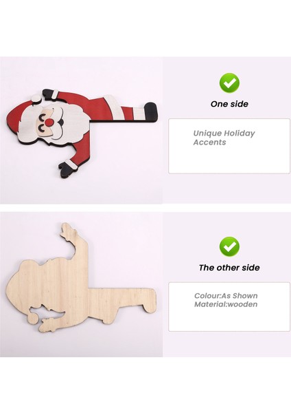 Noel Kapı Üstü Süslemeleri Dekoru, Üst Kapı Çerçevesi Köşe Tabela Süslemeleri, Ev Dekoru Için Ev Çerçeve Dekor Süsü F (Yurt Dışından) fırsatları