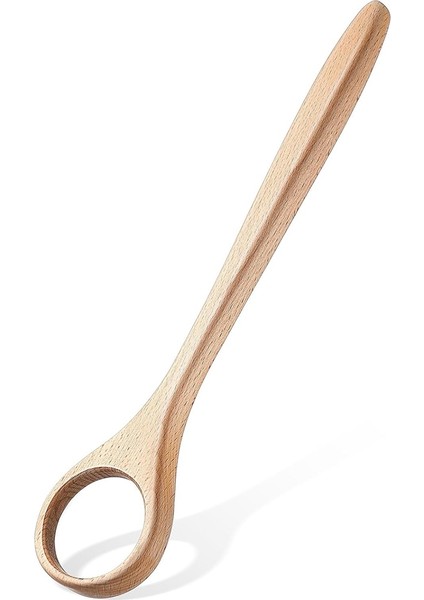 12 Inç Ahşap Danimarka Hamur Çırpma Teli Ekşi Maya Çırpma Teli Hamur Mikseri Ekmek Çırpma Aleti Ekşi Maya Ekmeği Karıştırmak Için (Yurt Dışından)