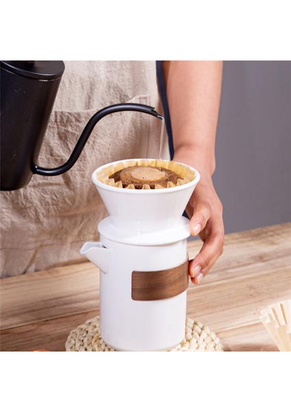 Koonan Kahve Damlatıcı Dak Kahve Damlatma Filtresi Potu Üzerine Dökme Kahve Makinesi Tekrar Kullanılabilir El Sürüşlü Kahve Demleme Filtresi Makinesi Beyaz (Yurt Dışından) fırsatları