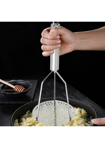 Kremalı Patates Püresi Sebze Meyve Için Saplı Paslanmaz Çelik Patates Ezici Çeşitli Yiyecekler Mutfak Aletleri (Yurt Dışından) indirimleri