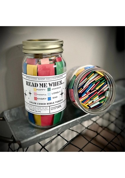 Duygular ve Hisler Için 2 Adet Incil Ayetleri Kavanozu, Kavanozda Incil Ayetleri, Kutsal Kitap Kavanozu, Tanrı'nın Teşviki, Dua Talebi, B (Yurt Dışından) indirimleri