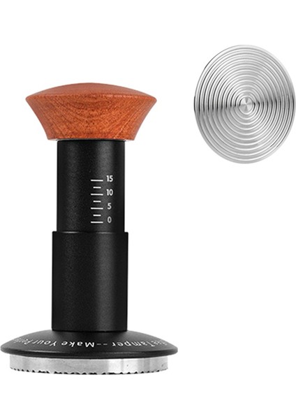 51MM Darbeli Toz Çekiç Otomatik Darbeli Sabit Basınçlı Toz Çekiç Kahve Pres Makinesi Kahve Dağıtıcı (Dişli) (Yurt Dışından)