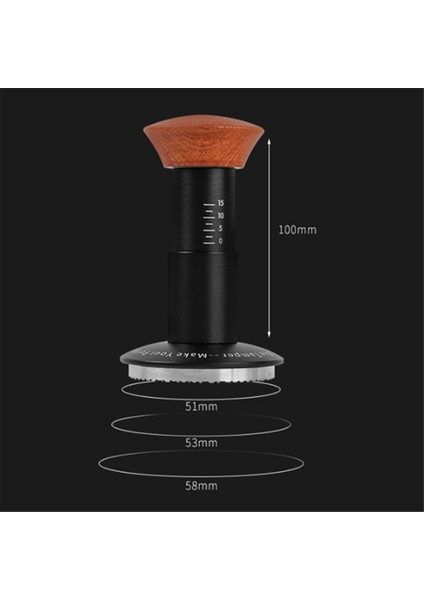 51MM Darbeli Toz Çekiç Otomatik Darbeli Sabit Basınçlı Toz Çekiç Kahve Pres Makinesi Kahve Dağıtıcı (Dişli) (Yurt Dışından) fiyatları
